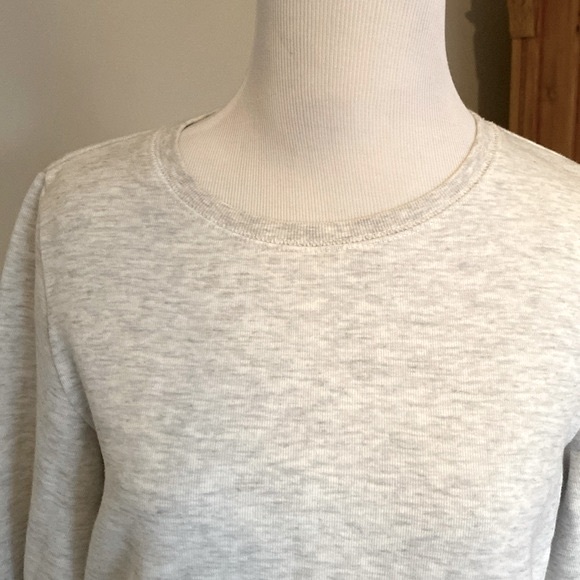 J CREW Womens Grey Pullover Top with Grey Ties on Bell Sleeves size XS - Picture 4 of 10